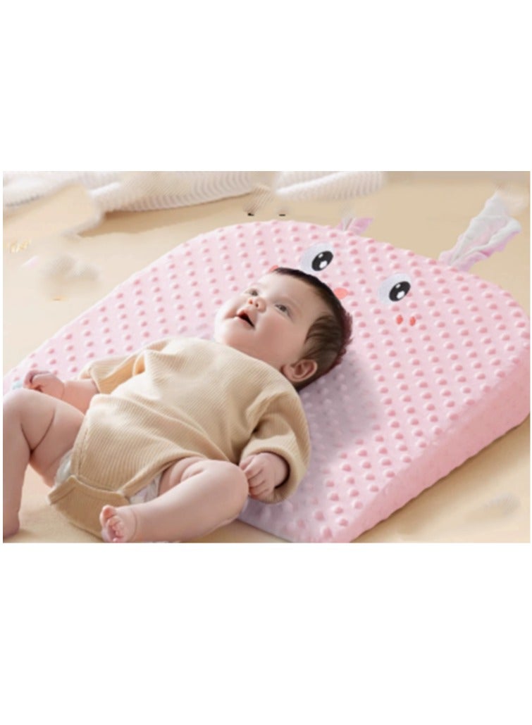 Arabest Crib Wedge for Reflux Baby Sleep Memory Foam Sleeping Wedge Nursery Pillow Infant Sleep Positioner Baby Crib Inclines Mattress 10-Degree Incline - Image 1