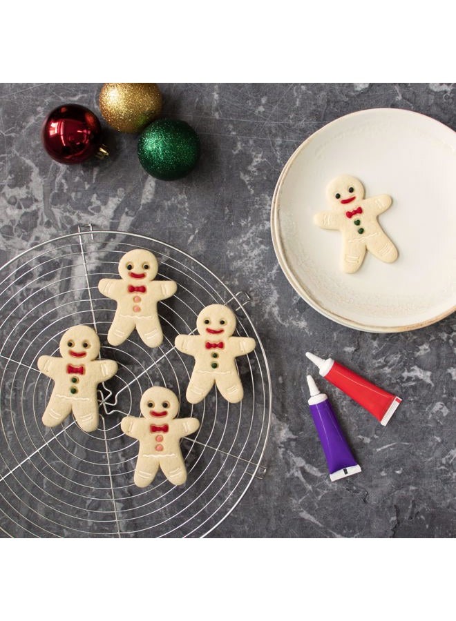 Bakerlogy Happy Gingerbread Man Cookie Cutter, 1 Piece - - Image 3
