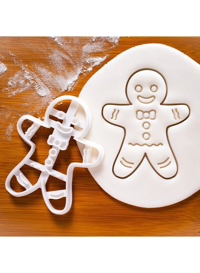 Bakerlogy Happy Gingerbread Man Cookie Cutter, 1 Piece - - Image 2