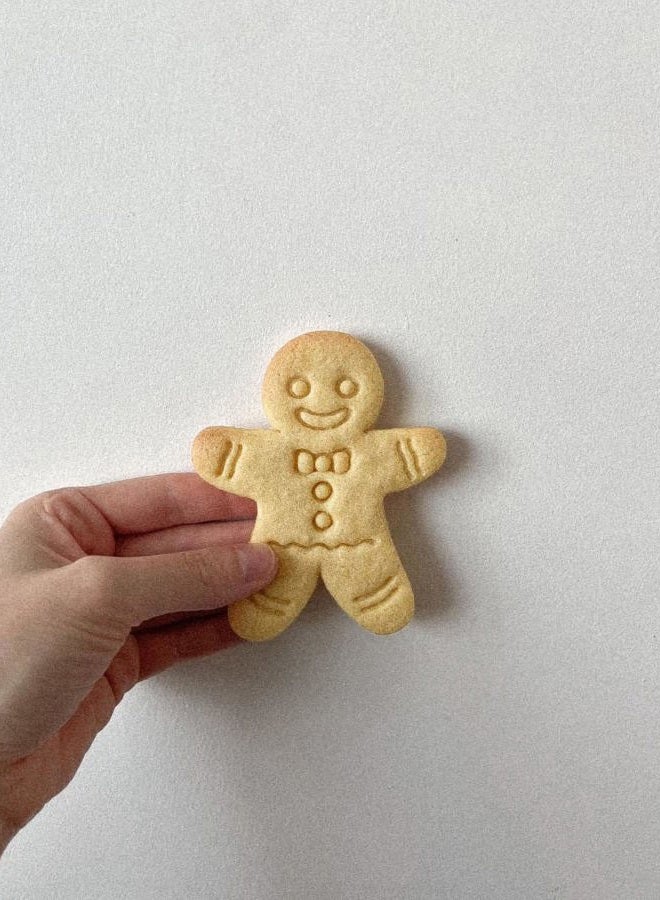 Bakerlogy Happy Gingerbread Man Cookie Cutter, 1 Piece - - Image 4