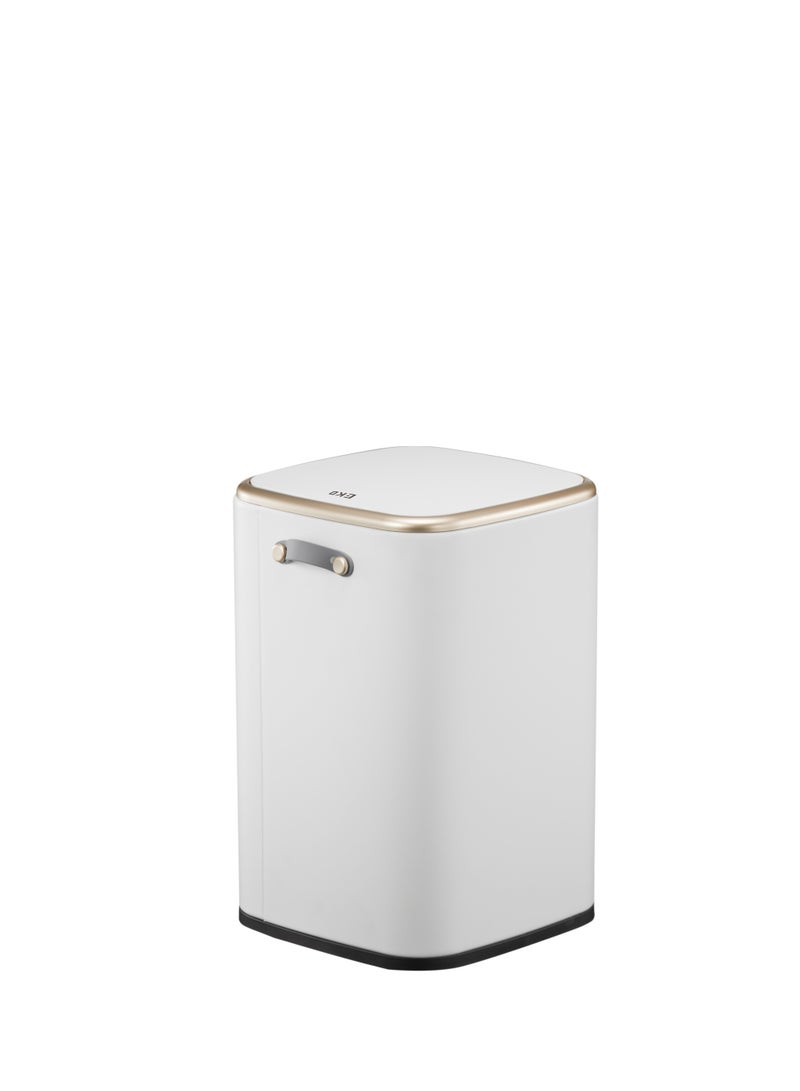 ORCHID EKO 9L CUBO STAINLESS STEEL BIN WHITE - Image 5