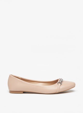 Women's Embellished Slip-On Ballerina Shoes - pzsku/Z1BF264CC28FC5280CAA7Z/45/_/1709812197/d8634e3d-5273-4103-8338-82d4370a0524