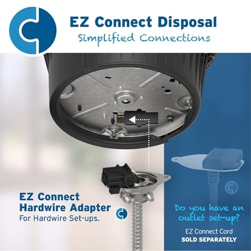 insinkerator إنساينكيراتور إيفولوشن 0.75 حصان 3/4 حصان، سلسلة متقدمة EZ Connect للتخلص من نفايات الطعام، رمادي - Image 5