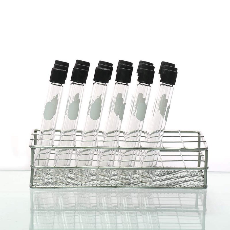 ULAB Stainless Steel Test Tube Rack, Wire Constructed, 24 Places, Suitable for Tubes of Dia.≤25mm, UTR1010 - Image 4