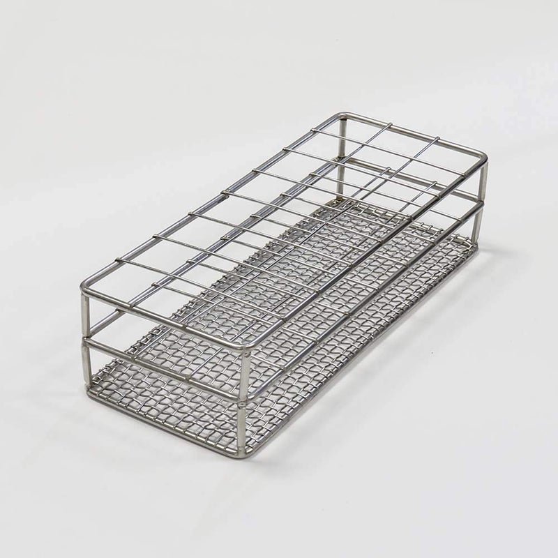 ULAB Stainless Steel Test Tube Rack, Wire Constructed, 24 Places, Suitable for Tubes of Dia.≤25mm, UTR1010 - Image 2