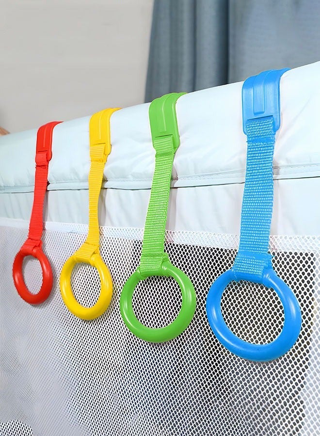 DURKU Infant Baby Toddler Crib Hanging Rings Walking Assistant 4 Colors - Image 1