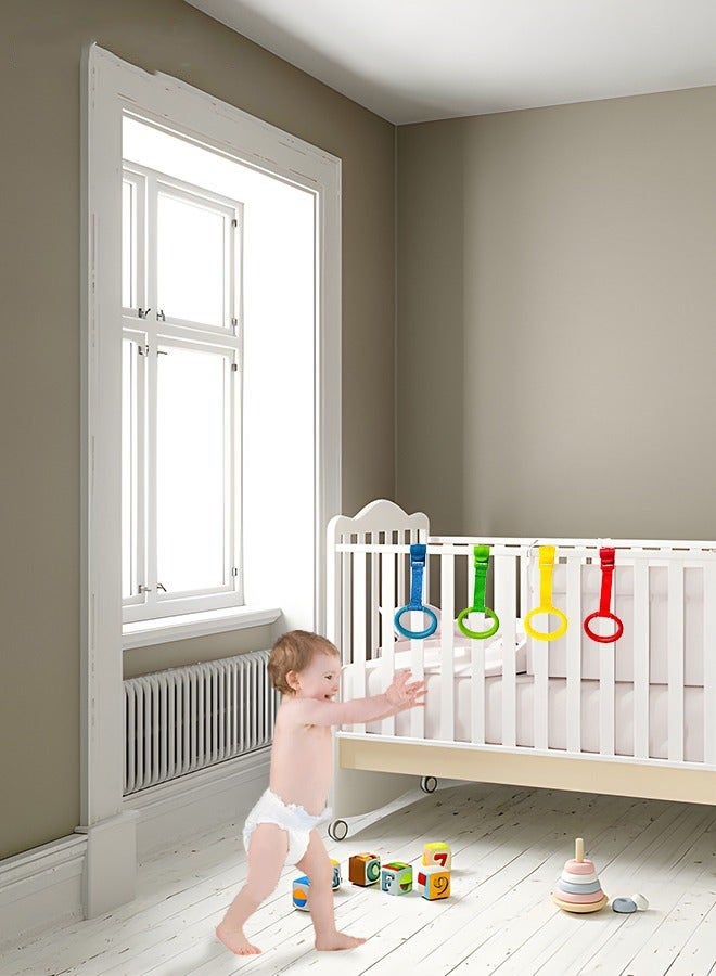 DURKU Infant Baby Toddler Crib Hanging Rings Walking Assistant 4 Colors - Image 5