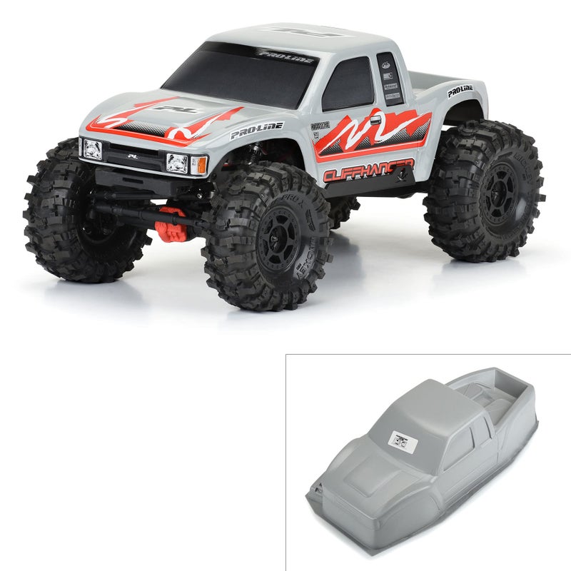 ProLine Racing 110 Cliffhanger HP Stone Gray Body 123 Crawler PRO356614 CarTruck Bodies Wings Decals - Image 2