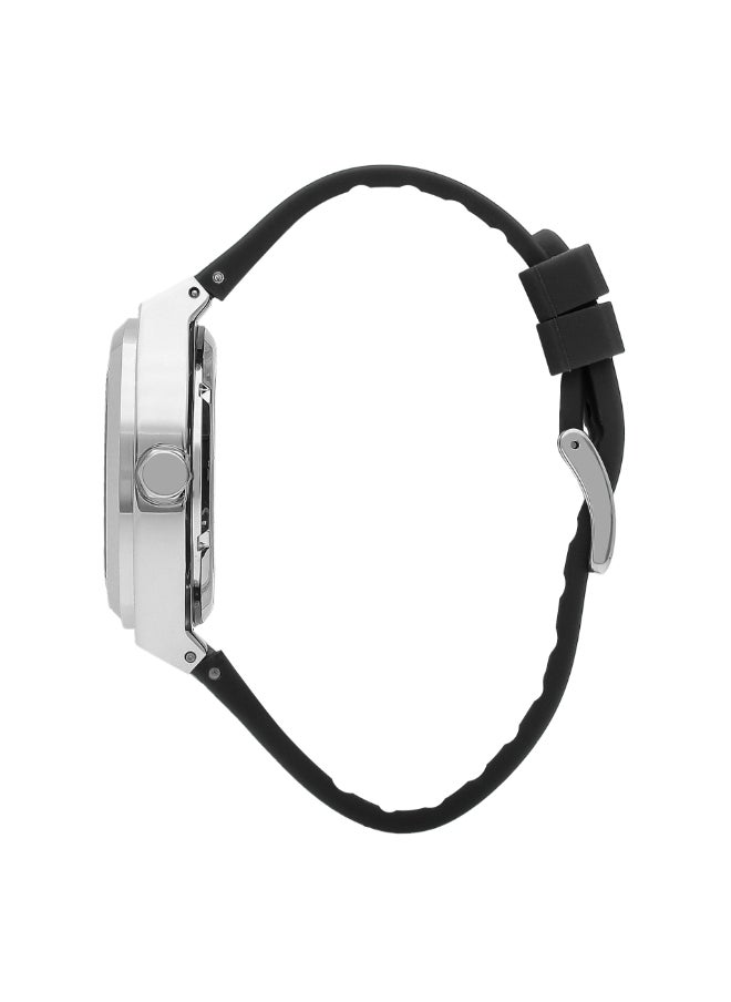 Lee Cooper Lee Cooper Men's G32665ZH Movement Watch, Automatic Display and Silicone Strap - LC07902.351, Black  - Image 3