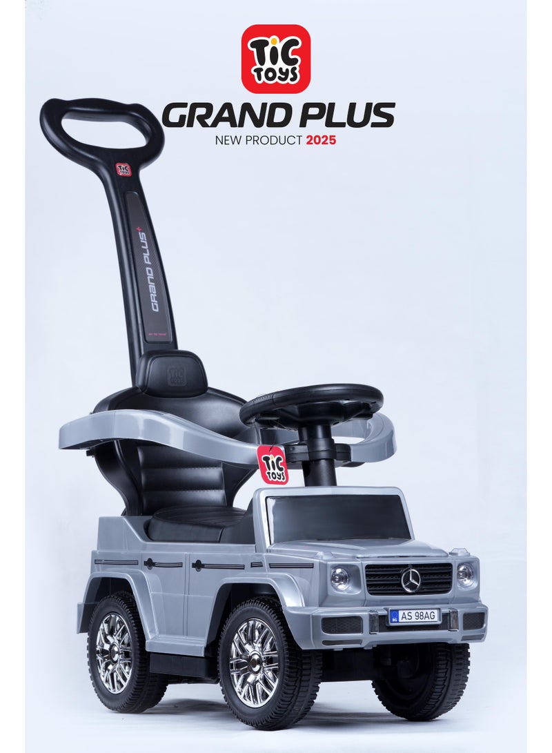 تيك تويز سيارة ركوب  للأطفال مع يد توجيه من تيك تويز - الركوب والمشي واللعب: ثلاثة أوضاع مختلفة 1-7 سنوات - Image 1