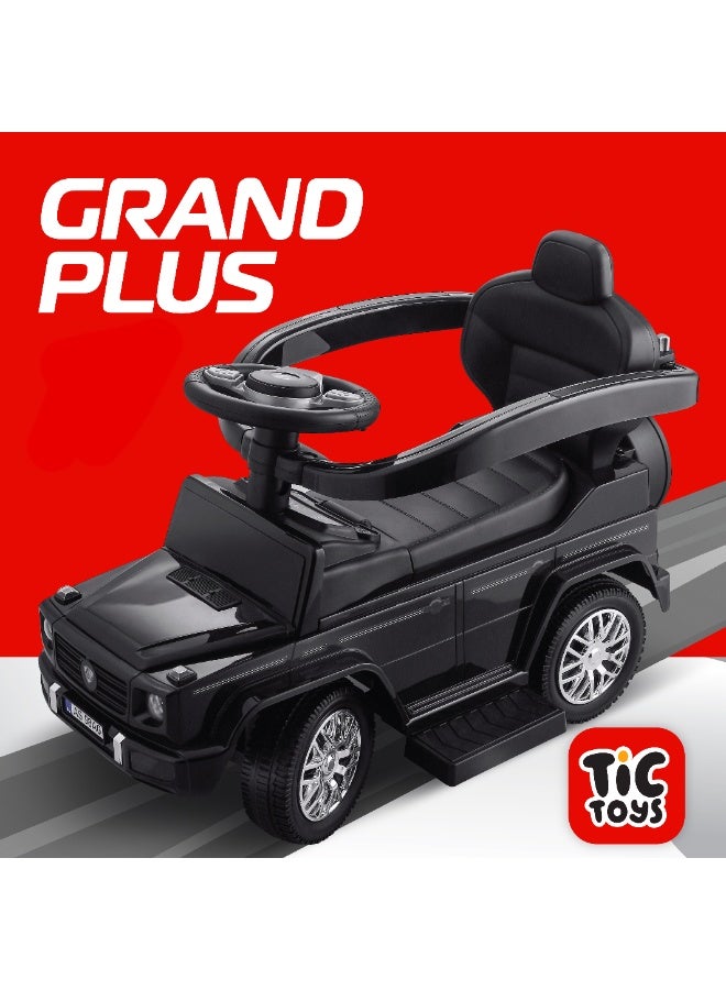 تيك تويز سيارة ركوب  للأطفال مع يد توجيه من تيك تويز - الركوب والمشي واللعب: ثلاثة أوضاع مختلفة 1-7 سنوات - Image 3