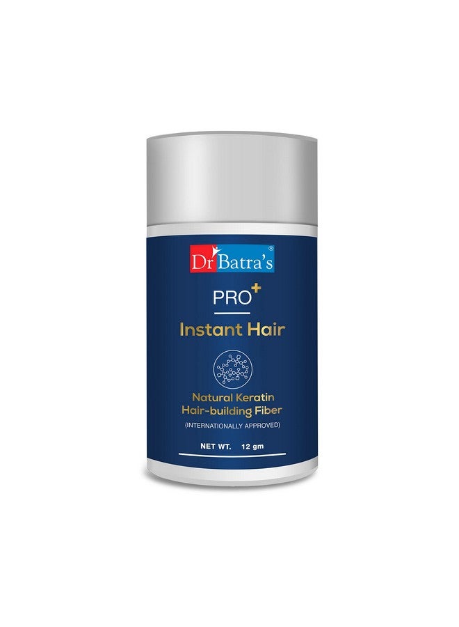Dr Batra's Pro Instant Hair Natural Keratin Hair Building Fibre (Internationally Approved)- Dark Brown, Highly Enriched With Pure Corn & Natural Fiber, Covers Bald Spots, For Thick Hair, Suitable For Men & Women - Image 2