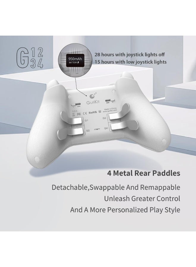 Gulikit Kingkong 3 Max Controller for Switch,Hall Joysticks & Triggers, Maglev/Rotor/HD Vibration,1000Hz Polling Rate,RGB lights,for Switch/Android/iOS/macOS/Steam Deck - Image 4