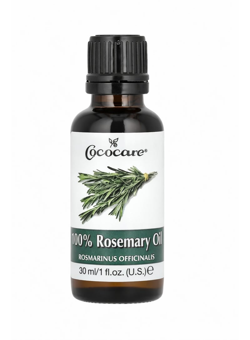 100% Pure Rosemary Oil 30ml – Natural Essential Oil for Hair Growth, Skin Care & Aromatherapy