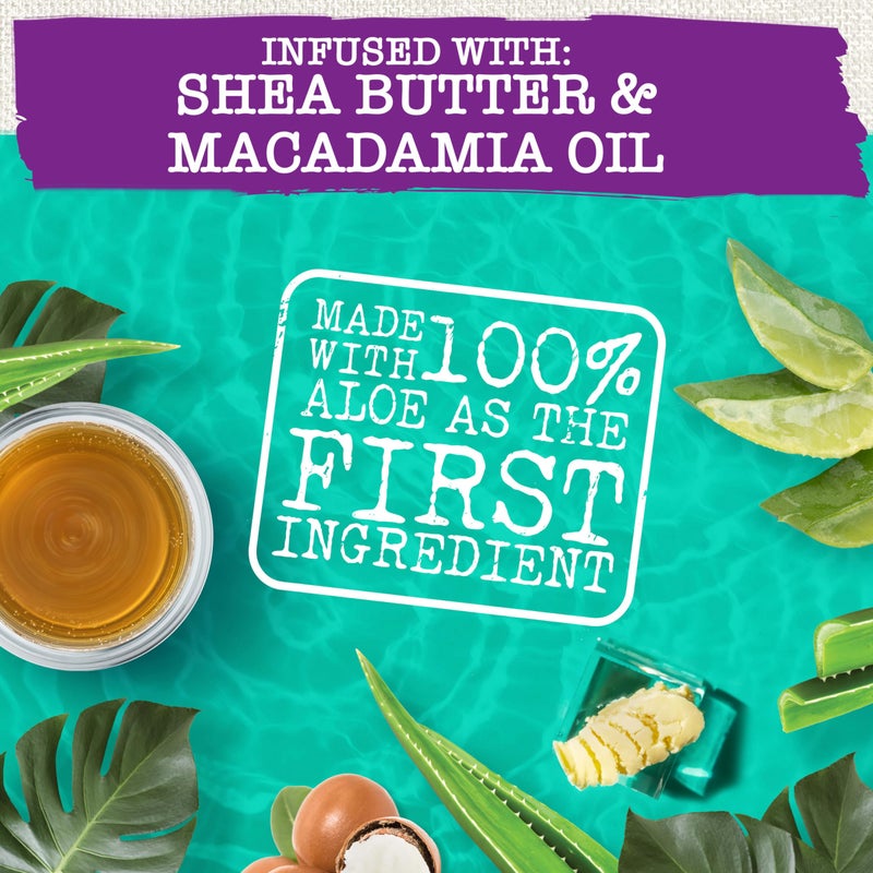 MAUI MOISTURE بلسم ماوي مويستشر للشفاء والترطيب + زبدة الشيا للشعر المجعد والجاف يساعد على تنعيم وإحياء الشعر المجعد والمجعد مع زيوت المكاديميا وجوز الهند، نباتي وخالي من السيليكون، 13 أونصة سائلة - Image 4