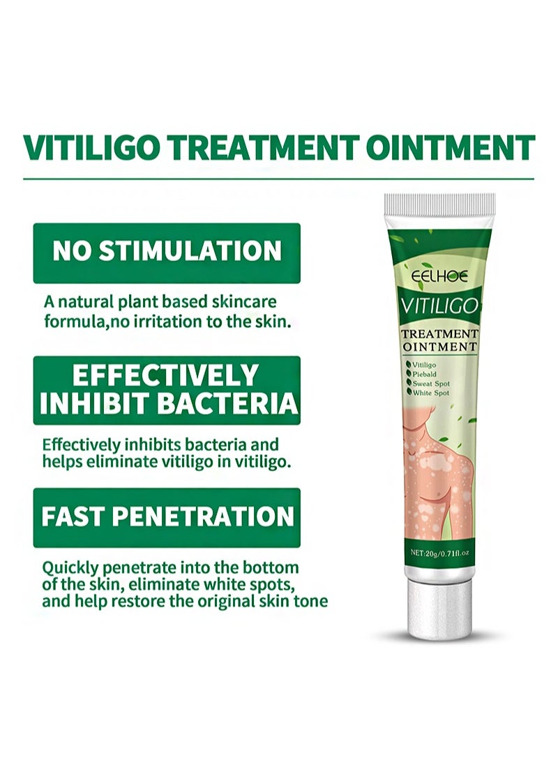 Vitiligo Treatment Ointment，For Psoriasis And Skin Vitiligo, Improve Skin Pigmentation, Reduce White Spots, Vitiligo Care
