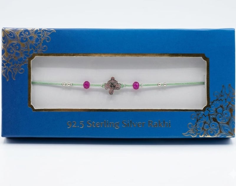 BANDHAN 925 SILVER RAKHI KHUSHBOO JEWELES - Image 1