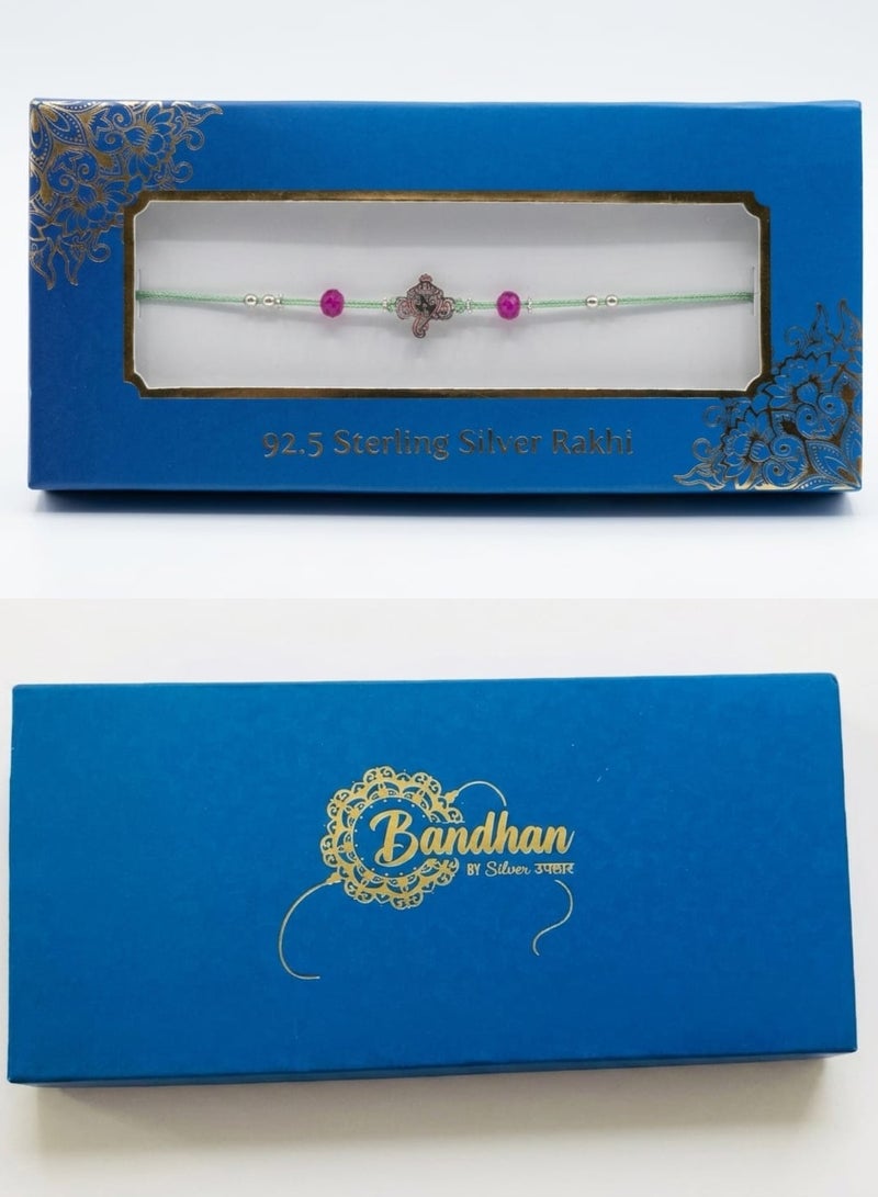 BANDHAN 925 SILVER RAKHI KHUSHBOO JEWELES - Image 3
