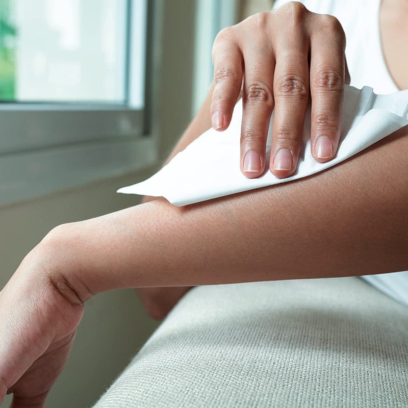 T.N. Dickinson's مناديل تنظيف متعددة الاستخدام من ت.ن. ديكنسون مع خلاصة بندق الساحرة، عبوة 4، 25 منديل في العبوة، بيضاء - Image 5