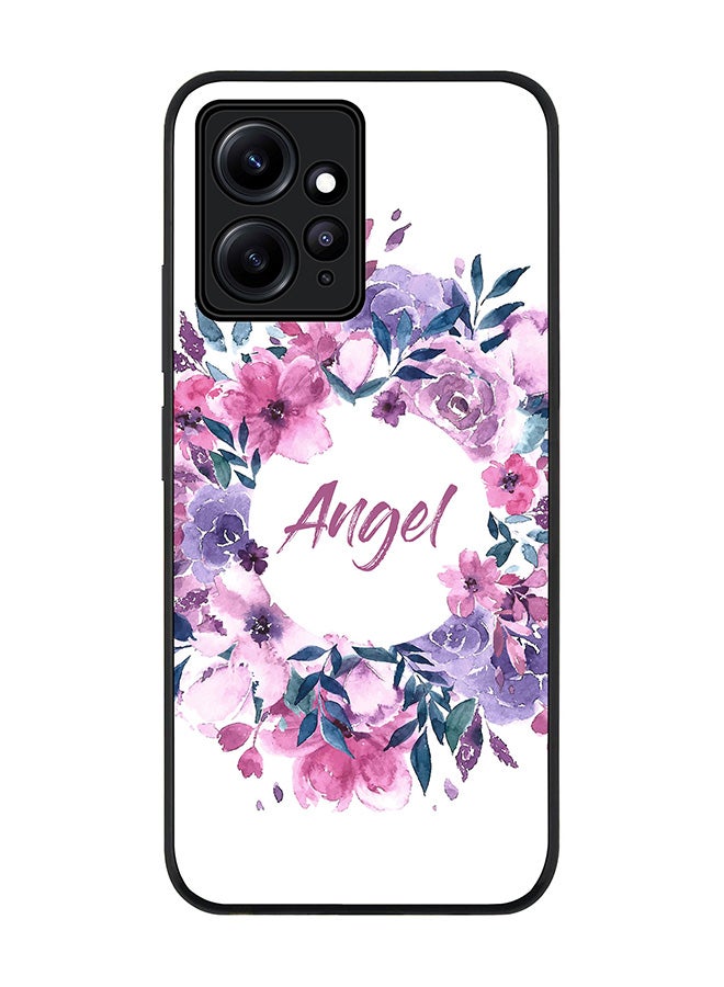 Stylizedd Rugged Black edge case for Redmi Note 12 4G Slim fit Soft Case Flexible Rubber Edges Anti Drop TPU Gel Thin Cover - Angel - Image 1