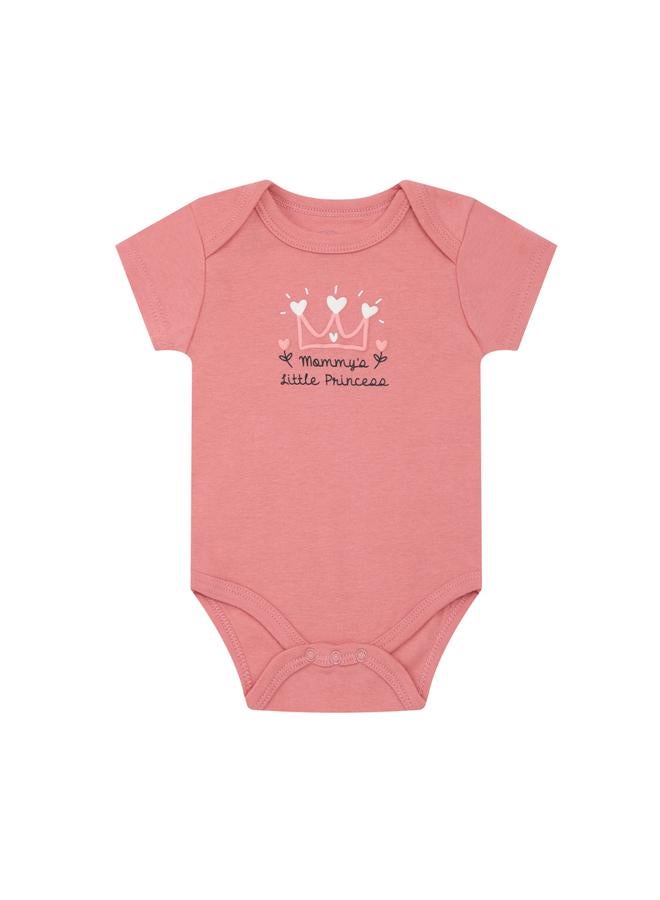 Mothers Choice Pack Of 3- Princess Printed Bodysuit - Image 4