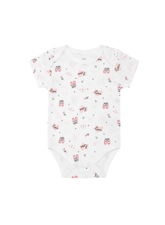 Mothers Choice Pack Of 3- Princess Printed Bodysuit - Image 2