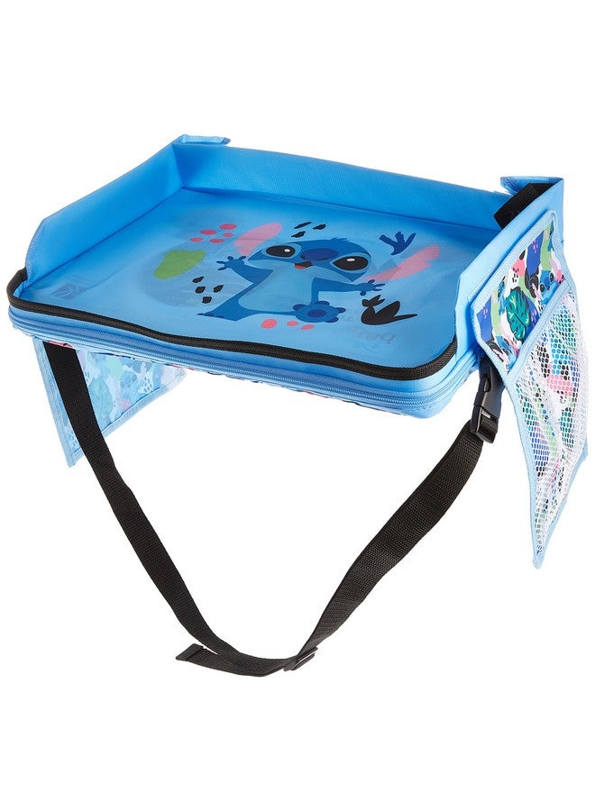 J.L. Childress Disney Baby 3-in-1 Travel Tray & iPad Tablet Holder - Car Seat Lap Tray for Toddlers, Kids - Use on Airplanes, Road Trips, Lap Desk - Tablet Holder and Carry Bag - Stitch - Image 4