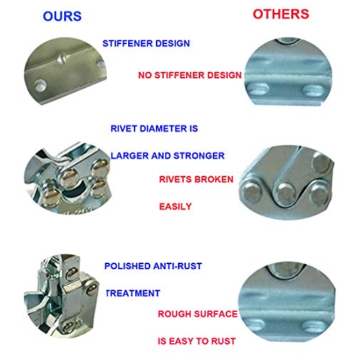 MIKMAYTOO Push Pull Action Toggle Clamps 6 PACK 301AM Latch Anti-slip Hand Tool 110Lbs Holding Capacity Quick Release Clamp … (301AM) - Image 3