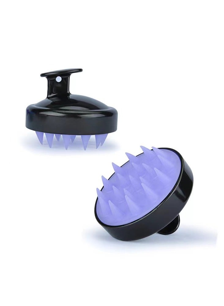 Heeta Hair Scalp Massager Shampoo Brush Black - Image 3