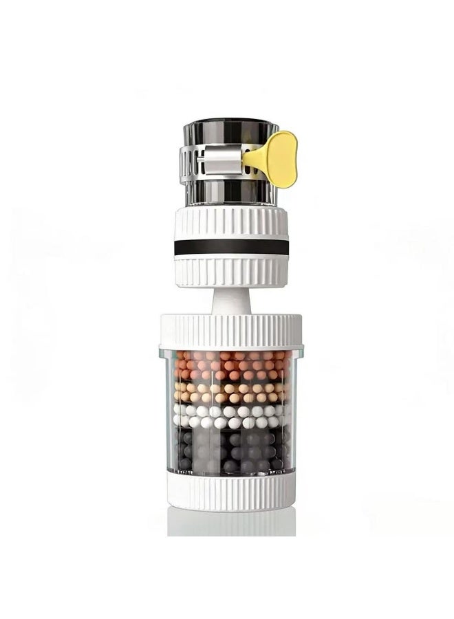 Faucet Water Purifier Filter — 6-Layer Activated Carbon Cartridge — Suitable for Round Faucets with a Diameter of 15mm–32mm - Image 1