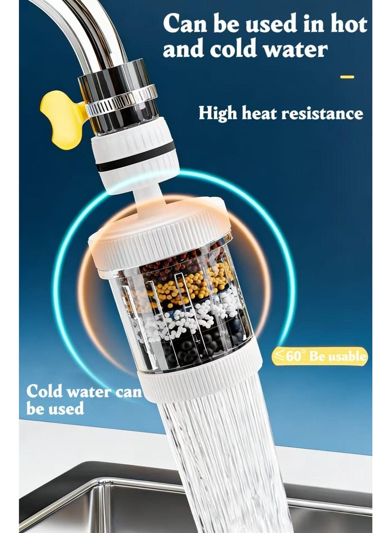 Faucet Water Purifier Filter — 6-Layer Activated Carbon Cartridge — Suitable for Round Faucets with a Diameter of 15mm–32mm - Image 4
