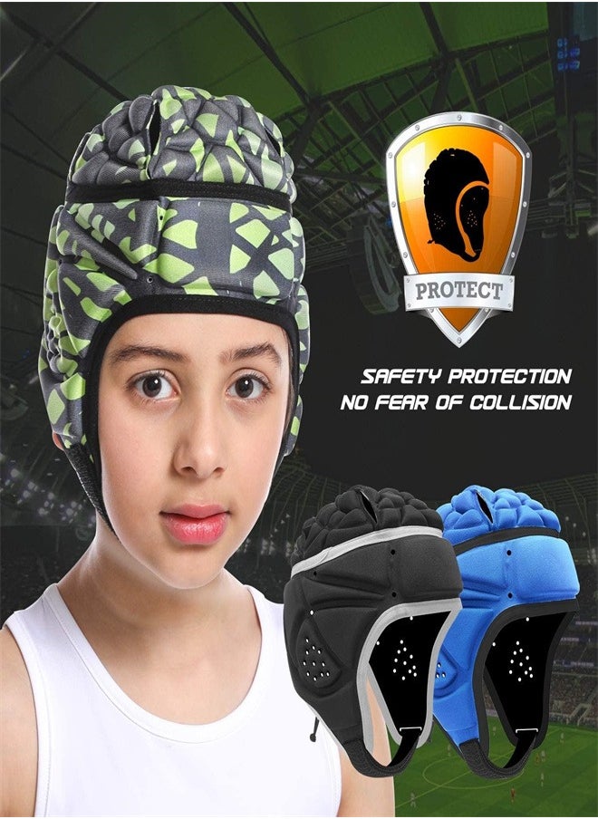 Arabest Rugby Collision Helmet Goalkeeper Protective Soft Hat  Goalkeeper Roller Skating Helmet  - Image 5