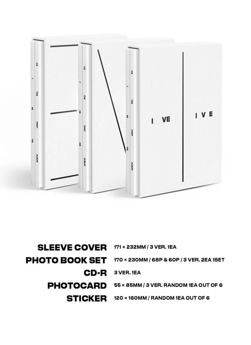Starship Entertainment - Kpop Band IVE 1st Full Album I've Version 3 CD with Photobook Photocards and More - Image 1