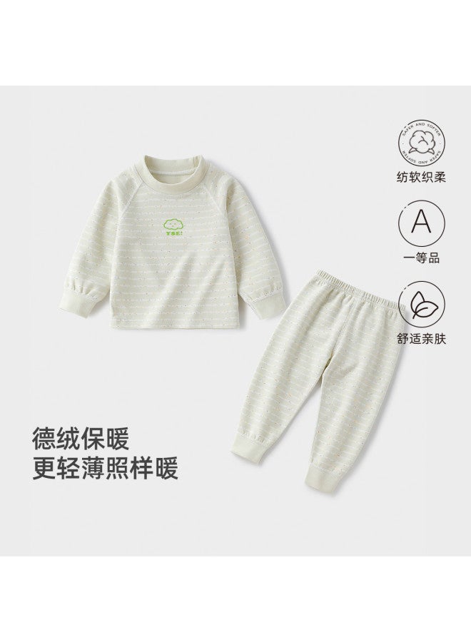 YISHUANGER Dralon Seamless Children's Thermal Underwear Set, Boys And Girls Autumn And Winter Thermal Clothing, Baby Warming Thermal Wear - Image 2