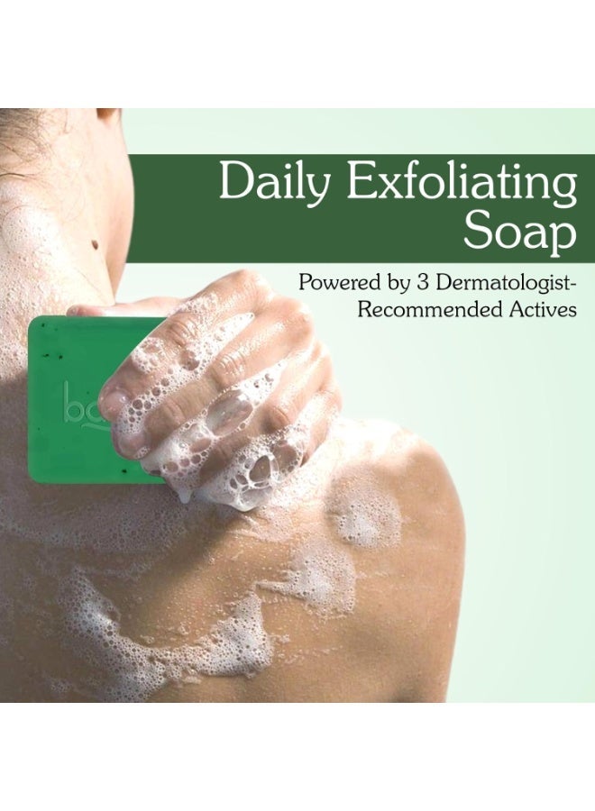BAKE 10% AHA + 1% BHA Scrub Treatment Soap with Lactic Acid, Glycolic Acid, 1% Salicylic Acid | For Clogged Pores, Exfoliation, Strawberry Skin & Bright Underarms | Soap for Women & Men | 100g x 2 (Pack of 2) - Image 2