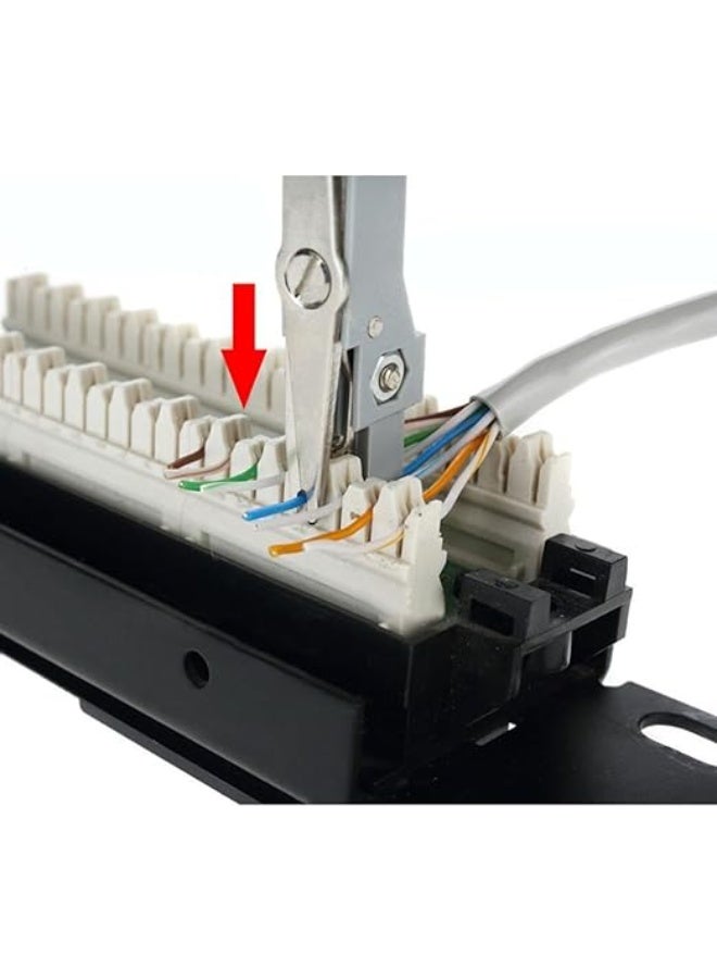 Terabyte Punch Down Tool, Professional Ethernet Punchdown Tool for RJ45 Socket Cat5/Cat6/Ca7 & Telephone Cable Impact Terminal Insertion Tools - Image 3