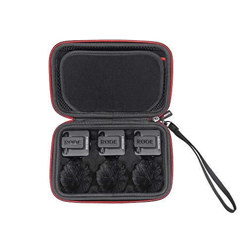 RLSOCO Case for RØDE Wireless Go II/Wireless ME/Wireless GO Wireless Microphone System - Fits for Rode Wireless Go 2 Microphone (Black) - Image 1