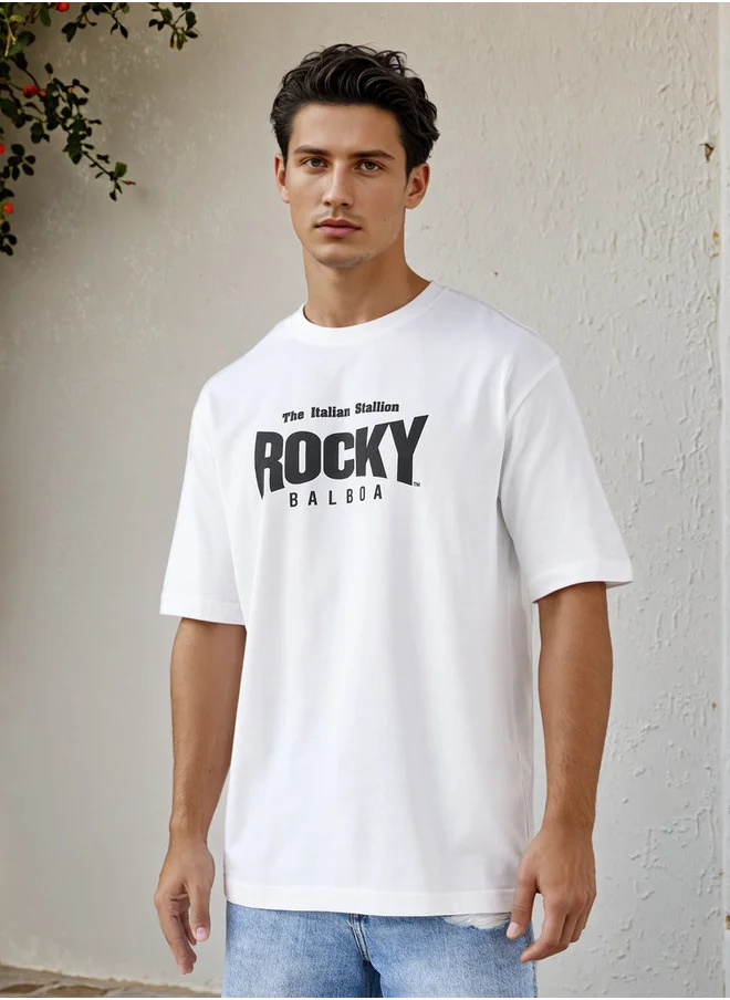 SP Characters Printed Crew Neck T-shirt