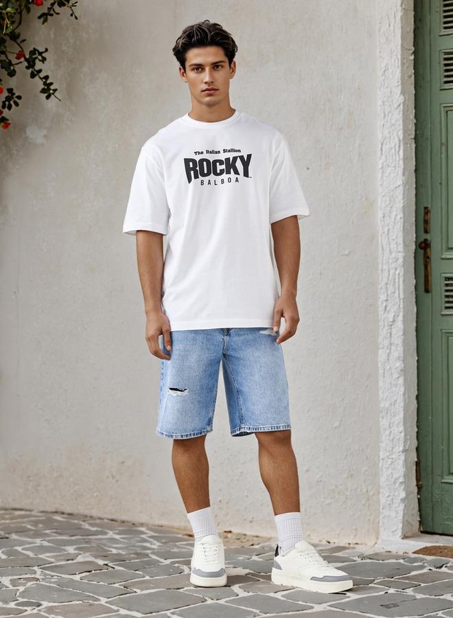 SP Characters Printed Crew Neck T-shirt - Image 2