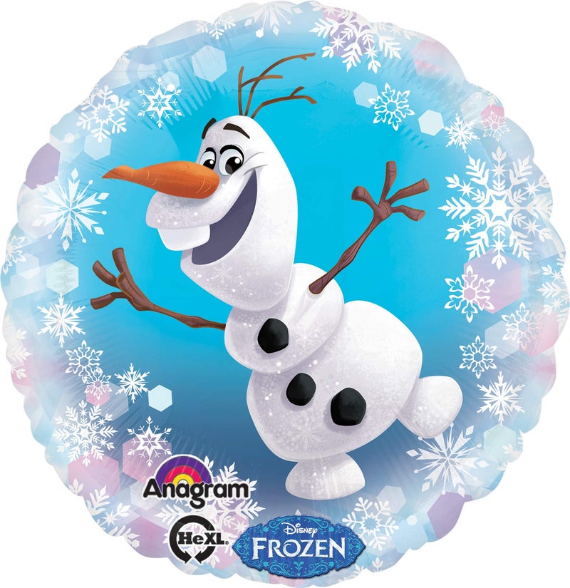 Amscan Anagram International HX Frozen Olaf Packaged Party Balloons Multicolor