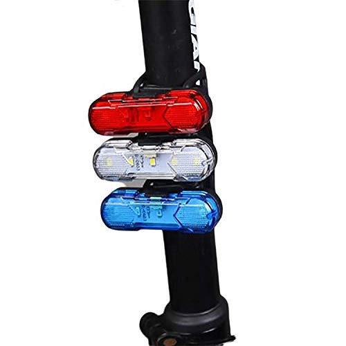 Dark Horse® Bicycle Rechargeable 360 Degree Rotatable 4 Mode 5 COB LED Smooth Waterproof Bright Tail Light (Blue) - Image 3