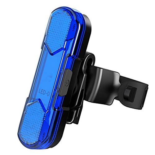 Dark Horse® Bicycle Rechargeable 360 Degree Rotatable 4 Mode 5 COB LED Smooth Waterproof Bright Tail Light (Blue) - Image 5