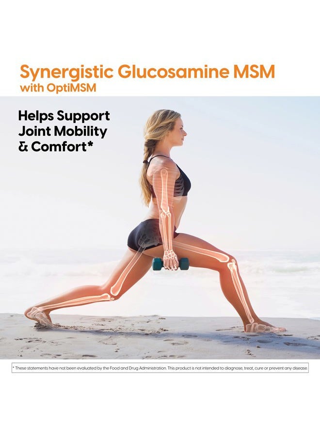 Doctor's BEST Doctors Best Synergistic Glucosamine MSM Formula, Joint Support, Non-GMO, Gluten Free, Soy Free 180 Capsules  - Image 2