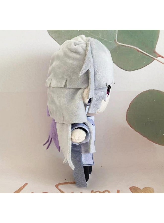 JCvCX 10'' Purple and Gray Hair Boy Plush Figure Toy Stuffed Doll Animal Plushies Pillow Figurine Plushie(N) - Image 3