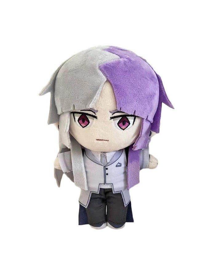 JCvCX 10'' Purple and Gray Hair Boy Plush Figure Toy Stuffed Doll Animal Plushies Pillow Figurine Plushie(N) - Image 1