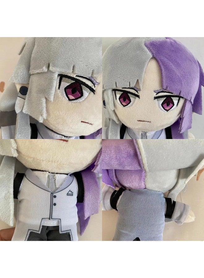 JCvCX 10'' Purple and Gray Hair Boy Plush Figure Toy Stuffed Doll Animal Plushies Pillow Figurine Plushie(N) - Image 2