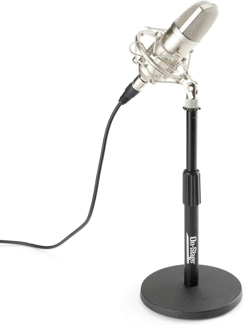 OnStage حامل ميكروفون مكتبي قابل للتعديل OnStage DS7200B - أسود - Image 4