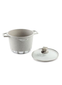 Life Smile Non Stick Granite Coated Stock Pot | The Perfect Pot for All Your Cooking Needs  - Image 2