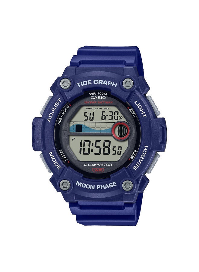 CASIO ساعة يد رقمية من الراتينج WS-1300H-2AVDF - Image 1