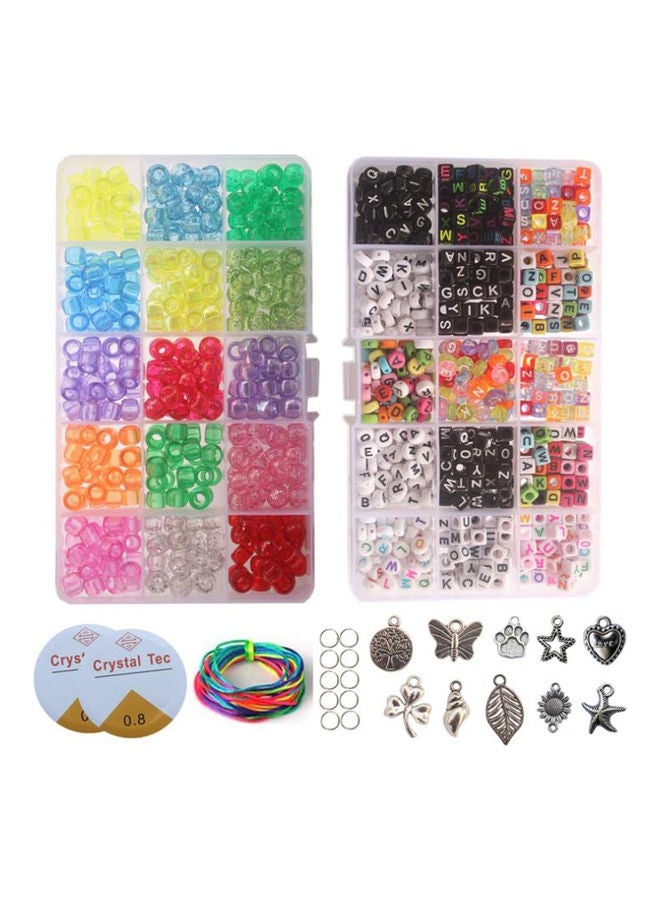 NIBEMINENT DIY Big Hole And Letter Bead Set - Image 1